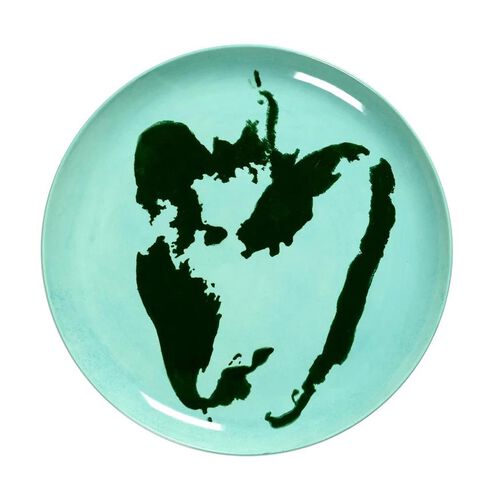 Ottolenghi Feast Plate L Azure Pepper Green Set Of 2